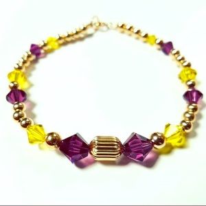 14k Gold-filled Handmade Beaded Bracelet